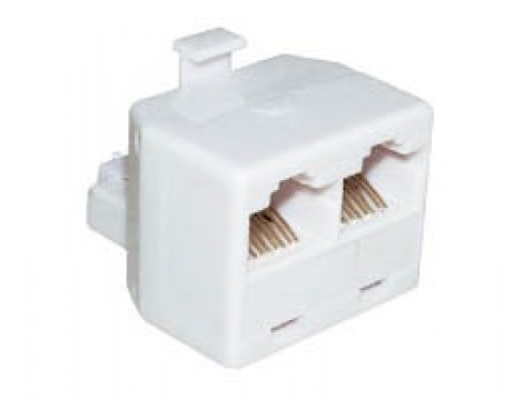 ΤΗΛΕΦΩΝΙΚΟ ADAPTOR ΑΡΣΕΝΙΚΟ-ΘΗΛΥΚΟ 6P4C X2 T201-02 (302) KDA